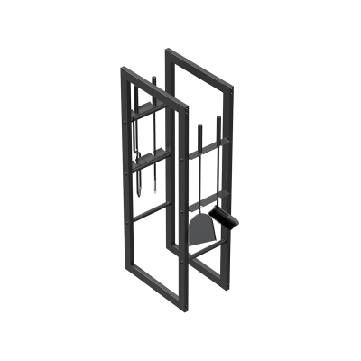 Stojan na dřevo FWR01, 100 x 40 x 25 cm - N