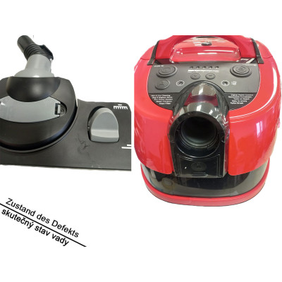 Víćeúčelový vysavač BOSCH BWD421PET, černo/červený - B