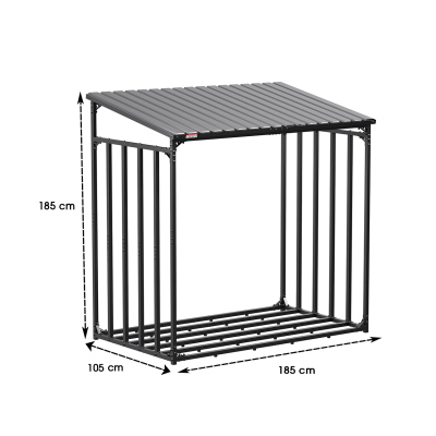 copy of Stojan na dřevo FWR01, 100 x 40 x 25 cm - N