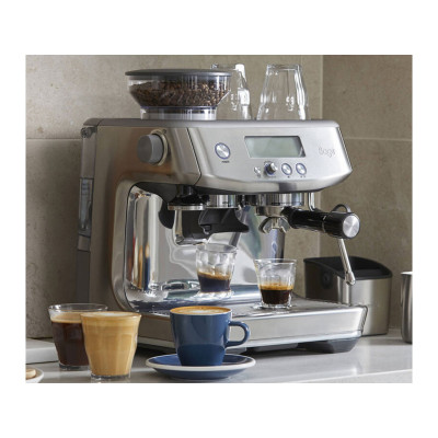 Pákový kávovar SAGE SES878BSS, stříbrný - A