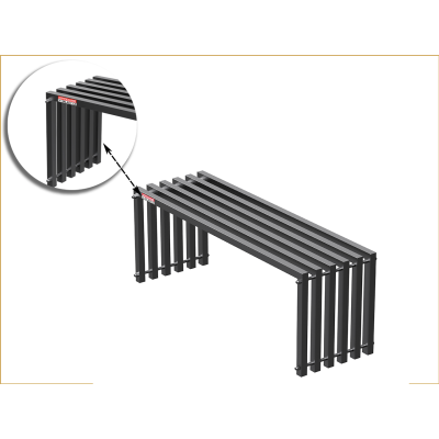 Zahradní lavice GDB01, 117 x 43,5 x 36 cm - N