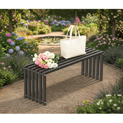 Zahradní lavice GDB01, 117 x 43,5 x 36 cm - N