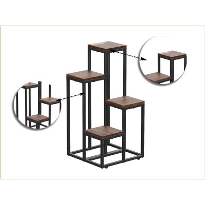 Stojan na květiny PLS01, 115 x 30 x 30 cm - N