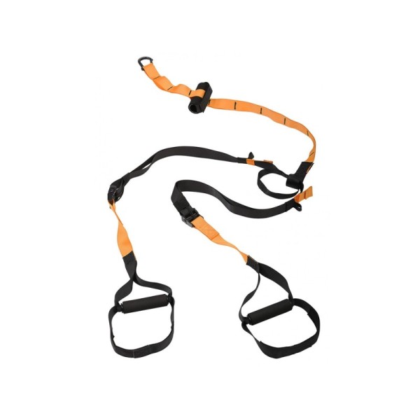 Cvičební pásy TXR SP-TX-001, pogumované, do 120 kg, černo-oranžové