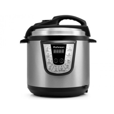 Elektrický tlakový hrnec ROHNSON R-2815, stříbrný - B