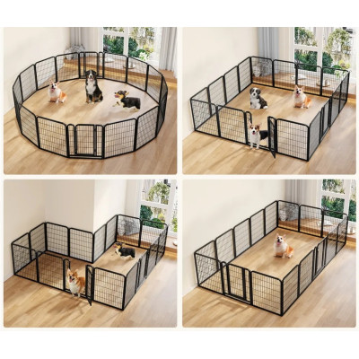 copy of Venkovní ohrádka 614023 black, výška 80 cm, skládací, černá - B