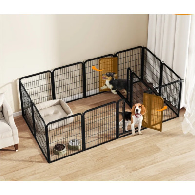 Venkovní ohrádka 614023 black, výška 80 cm, skládací, černá - B