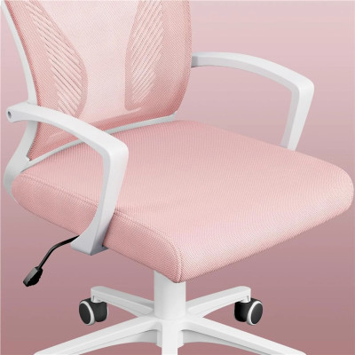 Kancelářská židle 591680 pink, výškově nastavitelná - B