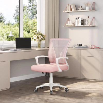 Kancelářská židle 591680 pink, výškově nastavitelná - B