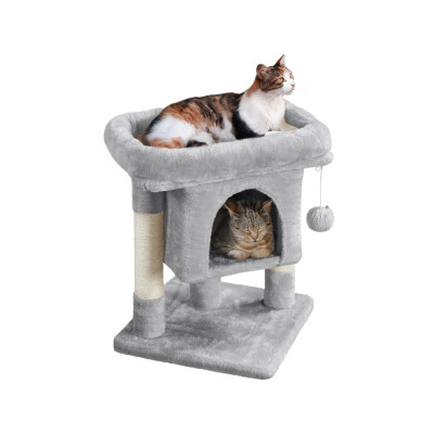 Nízké škrabadlo 592980 light gray, až 5 kg, šedé - B