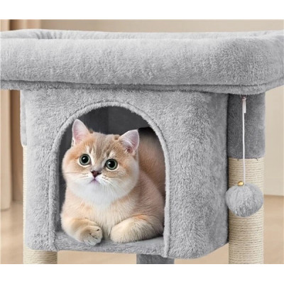 Nízké škrabadlo 592980 light gray, až 5 kg, šedé - B