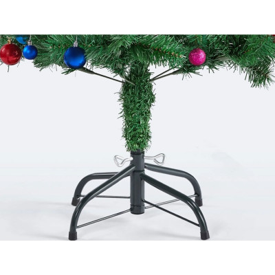 Umělý vánoční stromek se skládacím kovovým stojanem 411264 green 4ft, 124cm - A