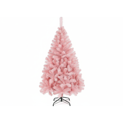 Umělý vánoční stromek 591891 pink 6ft, se skládacím kovovým stojanem, 183cm - A