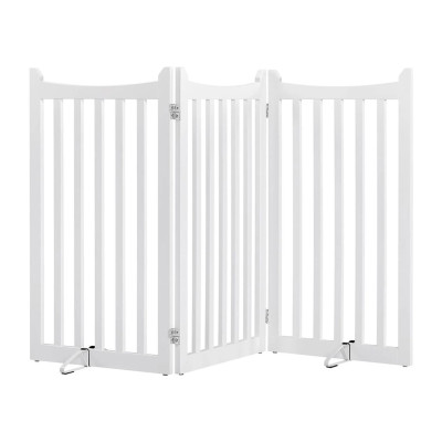 Skládací bezpečnostní zábrana pro psy 593209 white - B