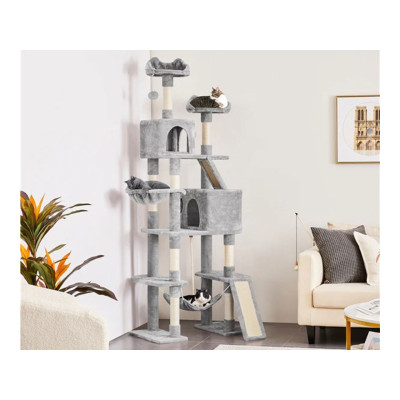 Škrabadlo pro kočky 615400 dark gray, 2 bidýlka, 210cm - B