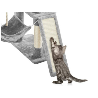 Škrabadlo pro kočky 615400 dark gray, 2 bidýlka, 210cm - B