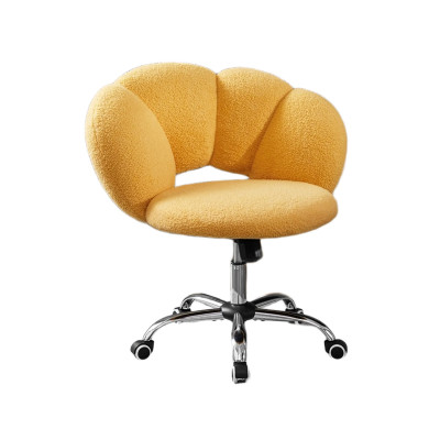 Kancelářská židle 592871 yellow, až 136 kg, žlutá - B