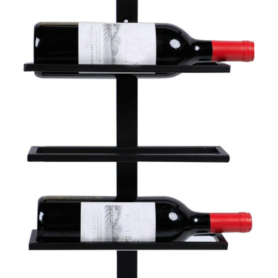 Nástěnný stojan na víno 591491, na 10 lahví - A