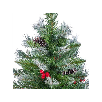 Umělý vánoční stromeček 411382 green 2ft na baterie s LED světlem, 61cm - A