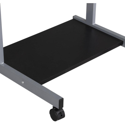 Kancelářský stůl 592567, malý pracovní stůl, mobilní, 56 x 51 x 79,5 cm - A