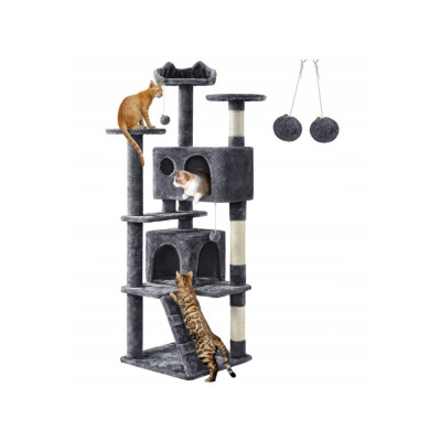 copy of Škrabadlo pro kočky 593122 dark gray, 146 cm - A