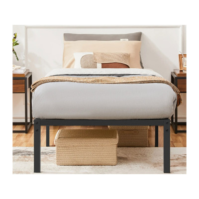 Rám postele 615071 black 90x200, černý - B