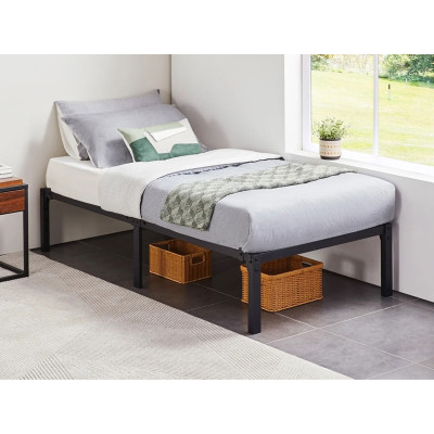 Rám postele 615071 black 90x200, černý - B