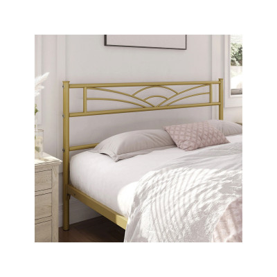 Kovový rám postele 615079 antique gold 140x200, zlatá - A