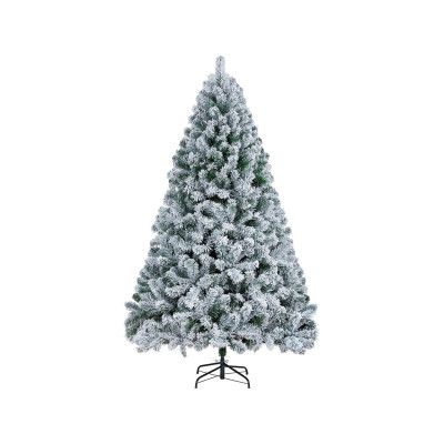 Umělý vánoční stromek 591874 7,5 ft s kovovým stojanem, 228cm - A