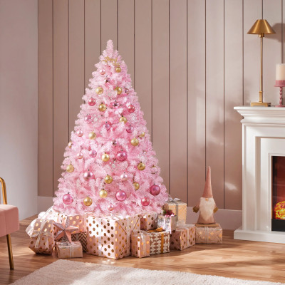 Umělý vánoční stromek 411264 pink 5ft, 154 cm, růžový - A