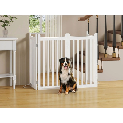 Bezpečnostní zábrana pro psy 593200 white 90,5 x 201,5 cm - B