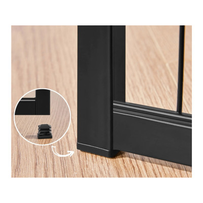 Ohrádka pro štěňata 615283 black 8 pc , 100cm - A