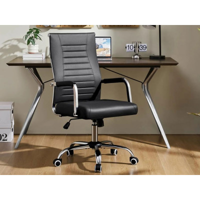 Ergonomická kancelářská židle 593108 black nosnost až 136 kg, černá - B