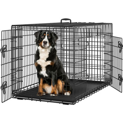 Přepravní box pro psy 614626, XXL, skládací, domácí box pro psa, přepravní klec do auta, 122 x 73 x 80 cm - A