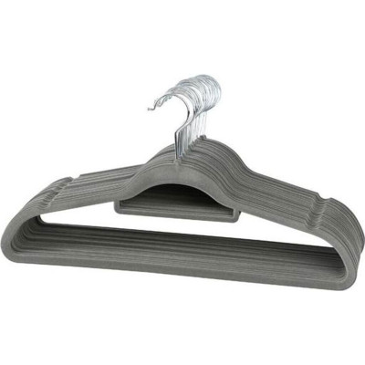 Ramínka na oblečení 591300 gray 100 kusů, šedá - A