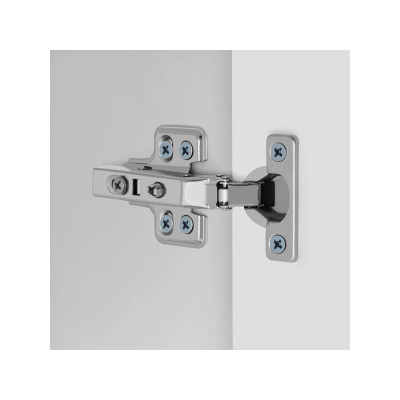 Koupelnová skříňka se 2 zrcadlovými dvířky 615038 white (2 zrcadla), bílá- B