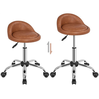 copy of Barová židle 592312 retro brown výškově nastavitelná, hnědá - B