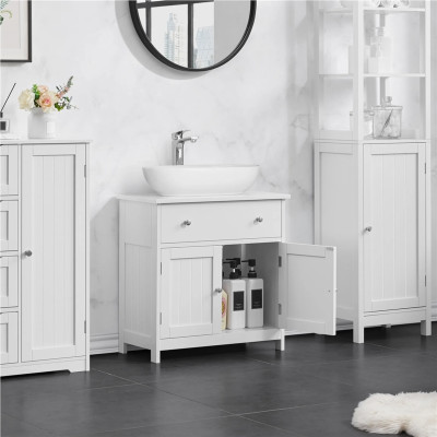 Koupelnová skříňka pod umyvadlo 592486 white, 60 × 30 × 60 cm - B