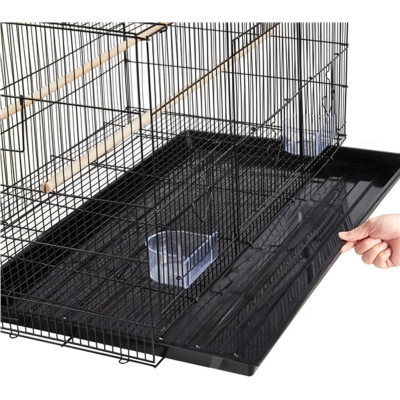 Klec pro ptáky 592034 black, 77.5 x 46.5 x 46 cm - A