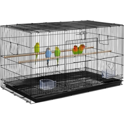 Klec pro ptáky 592034 black, 77.5 x 46.5 x 46 cm - A