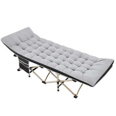 Skládací kempingová postel 592739 black colt/gray pad - A