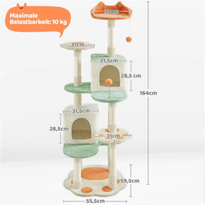 Škrabadlo pro kočky 615223 beige, 164 cm - B