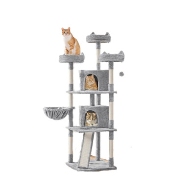 Škrabadlo pro kočky 615091 light gray, 193 cm - B