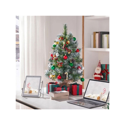 Sada 2 umělých vánočních stromků 411364 green 2ft 2pcs, 61 cm - A