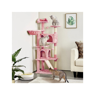 Škrabadlo pro kočky 592956 pink, růžové, 146 cm - A