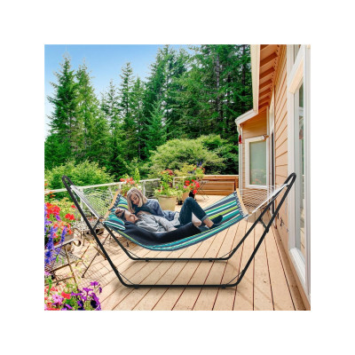 Houpací síť 614600 green stripe, nosnost 215 kg - B