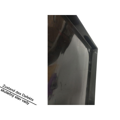 Ptačí klec 592056 black, se stojanem, s kolečky a policí, černá, 61 x 43 x 136 cm - B