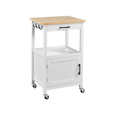 Kuchyňský vozík na kolečkách 593003 white, bílý - B
