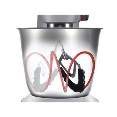 Kuchyňský robot BOSCH MUM 9B34S27, stříbrný - B