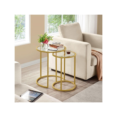 Sada koncových stolků 593019 gold, zlaté - A